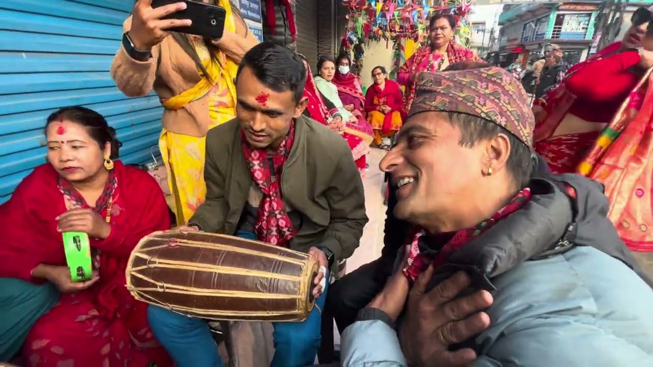 अर्याल सरको घरको उल्कै रमाइलो रत्तेउली दोहोरी #live ratteuli lokaagani #2082/2026 i phone