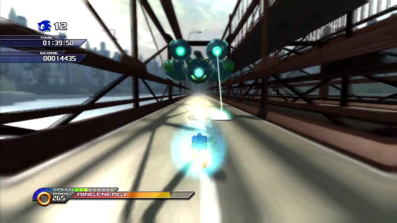 Sonic Unleashed (PS3) Empire City Skyscraper Scamper Day Act 1 S-Rank