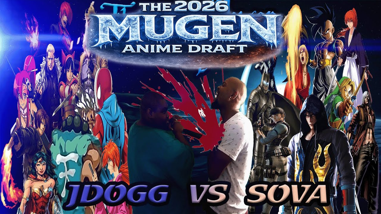 We Drafted Anime Characters… Then Fought in MUGEN | Sova vs J-Dogg