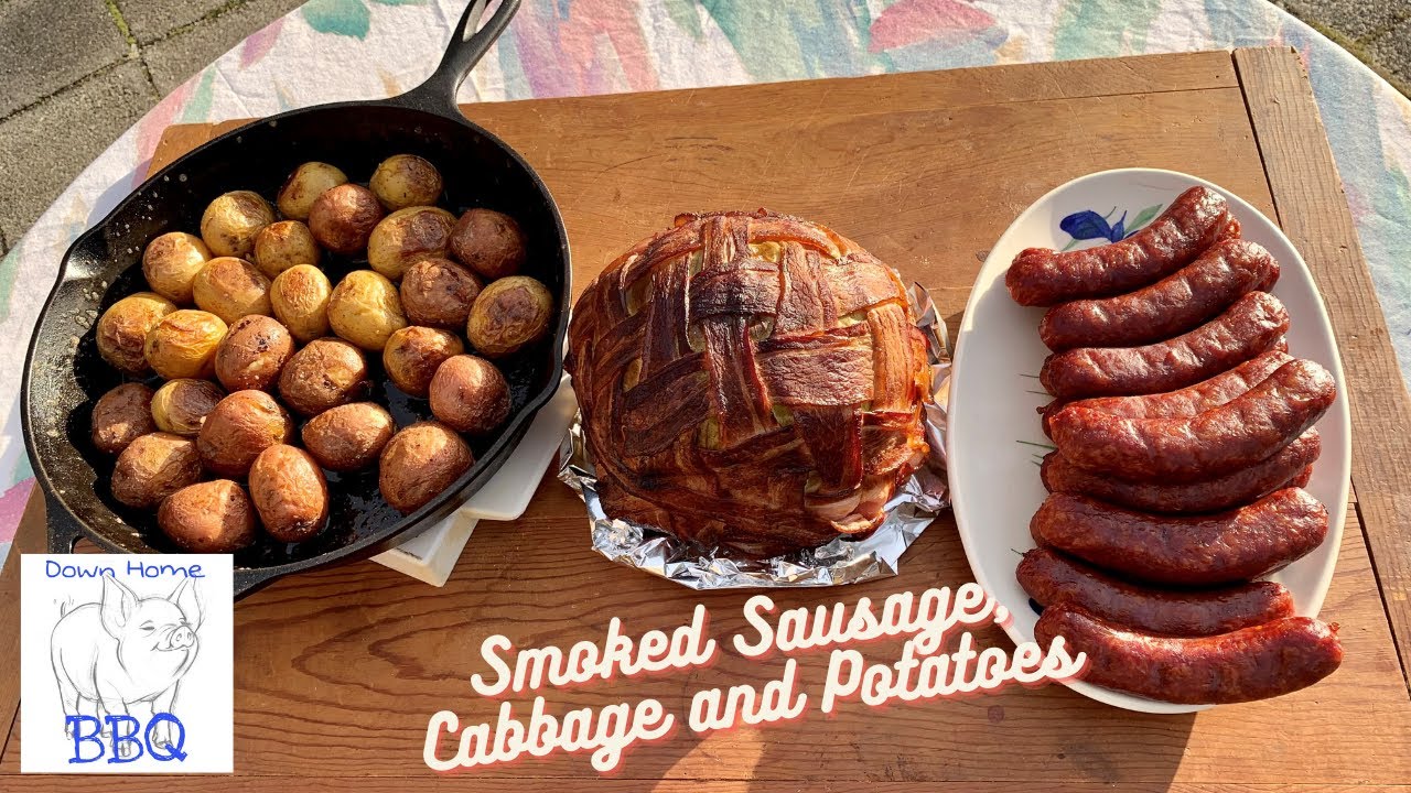 Smoked Sausages, Cabbage and Potatoes