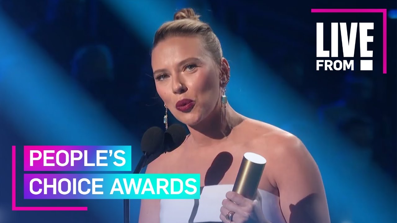 Scarlett Johansson Wins Female Movie Star Award at 2021 PCAs | People's Choice Awards