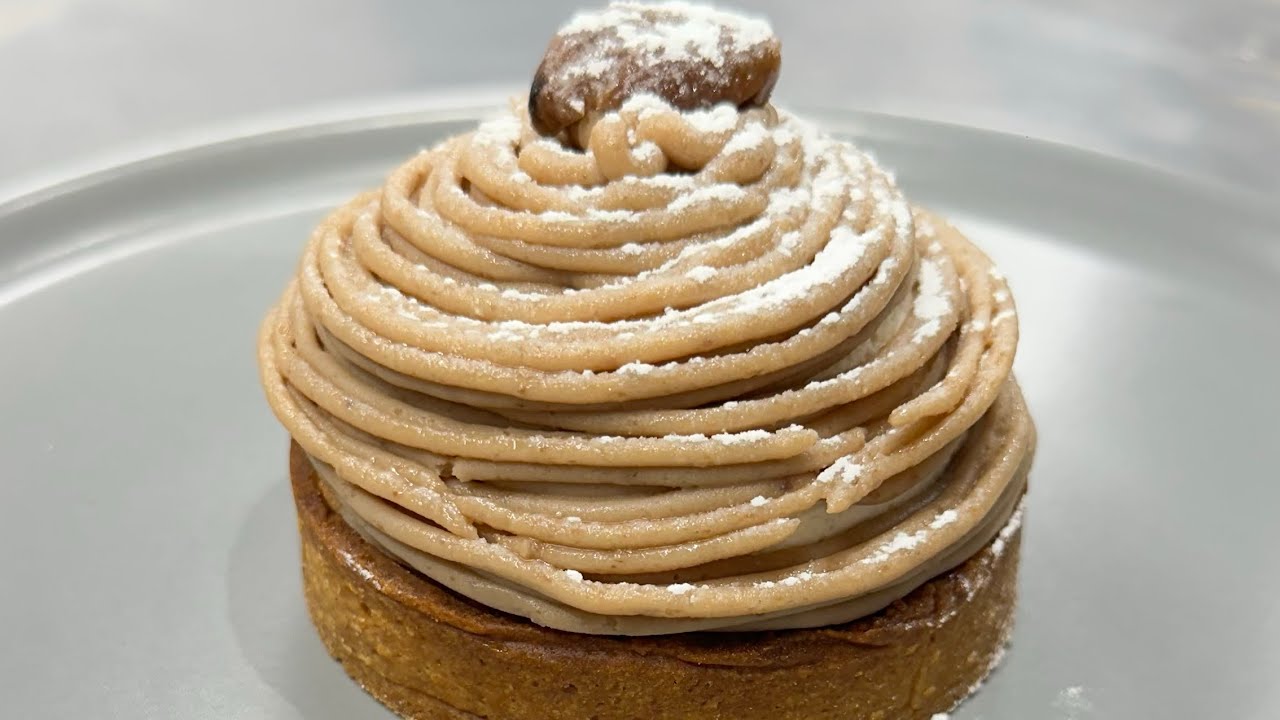 Mont blanc( τάρτα με κάστανο ) 🌰 