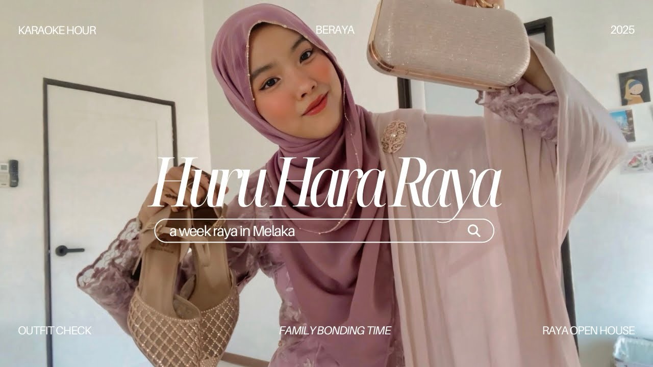 vlog; huru hara Raya! ✨