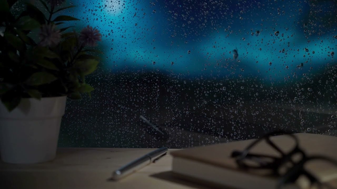 ヒーリング雨音｜眠る前｜ゆっくり眠りに向かう時間 長時間ヒーリング（1時間）