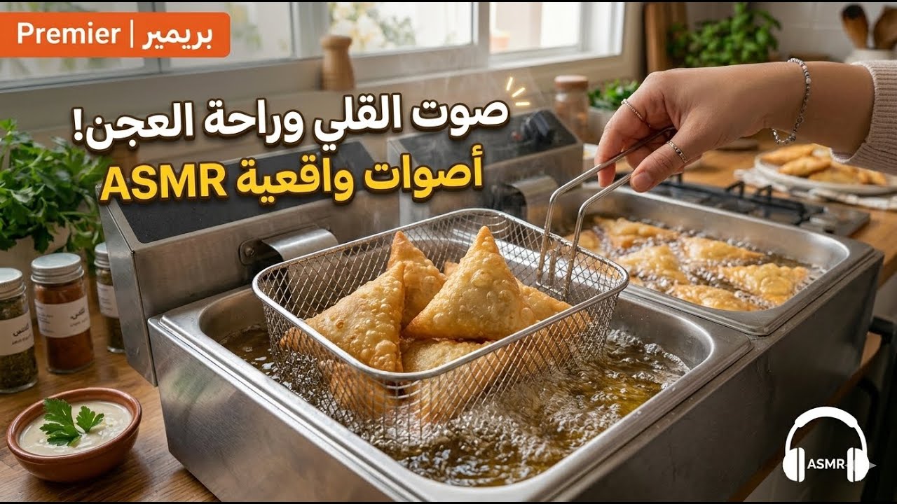 أصوات العجن والقلي: ميكس العيد 🎧 ASMR