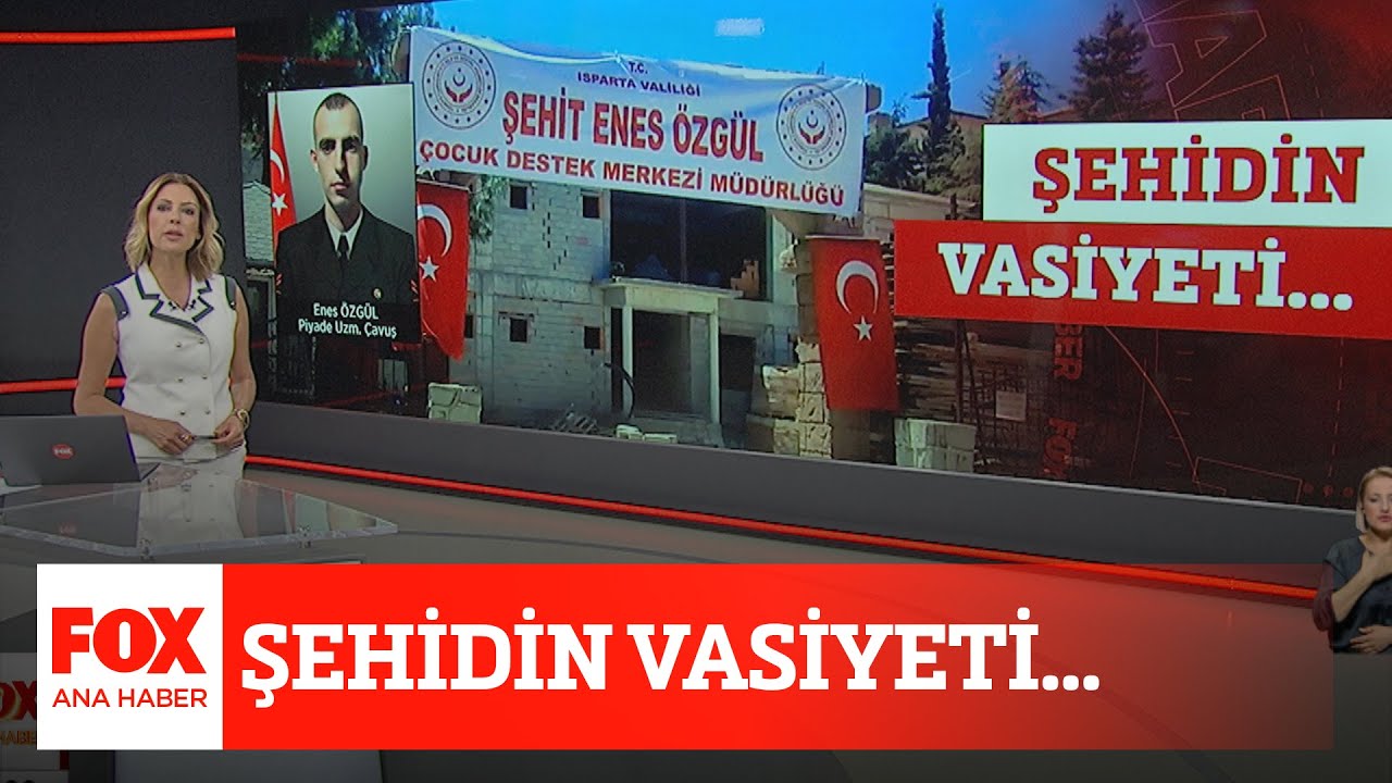 Şehidin vasiyeti... 5 Temmuz 2022 Gülbin Tosun ile FOX Ana Haber
