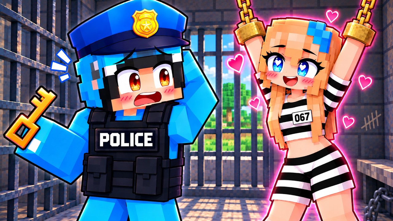 CRAZY FAN GIRL PRISONER Fell in Love with Me in Minecraft!