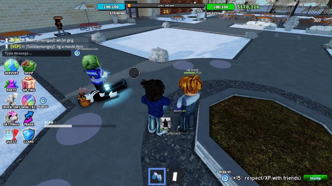 Roblox fighting in a school trolling and funny😂😂