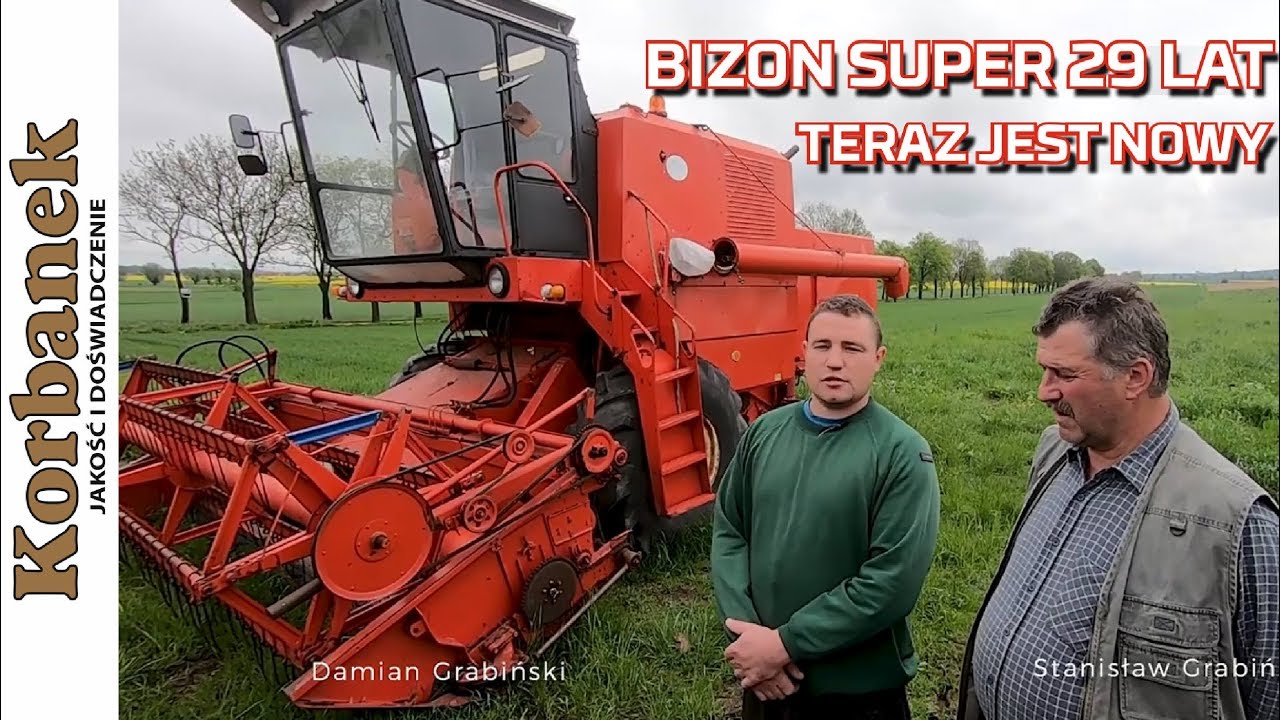 Bizon Super Z056 służył 29 lat | Nowy nabytek | Kombajn Rostselmash Vector 425 od Korbanek