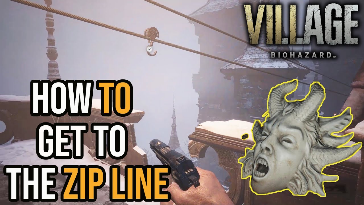 How to Get to the Zip Line | Mask of Rage Lcoation | Resident Evil 8 Village