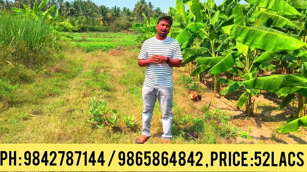 52 லட்சத்தில் ERODE அருகே தனி Borewell மற்றும் ஆற்றுப் பாசன வசதியுடன்  1acre விவசாய பூமி விற்பனைக்கு