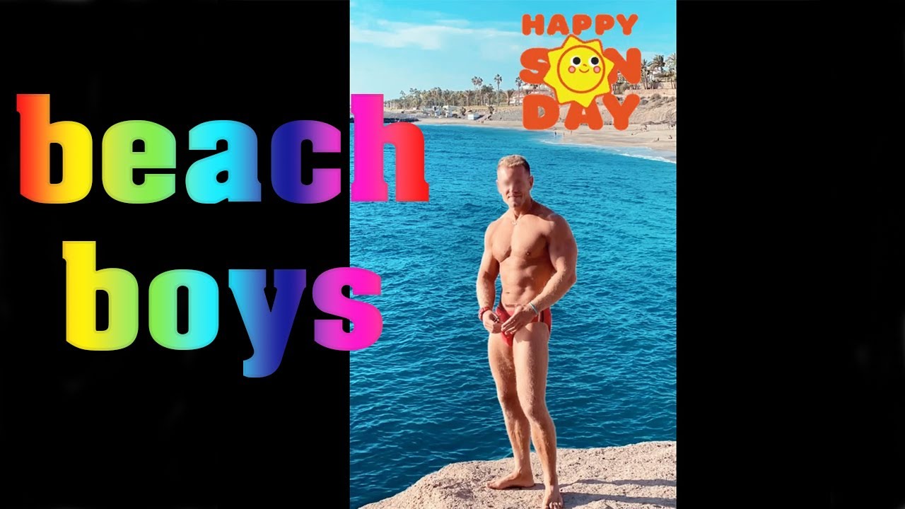 boys at beach - summer compilation