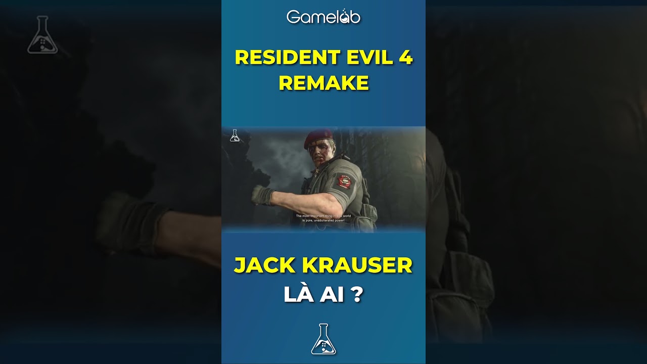 RE4 Remake Fact #1: Jack Krauser - Sư Phụ Của Leon Kennedy #gamelab #residentevil #residentevil4