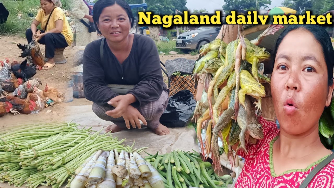 Jalukie town daily market || Nagaland market || peren Nagaland || aaj tho  paisa  paisa Ho gya 😂