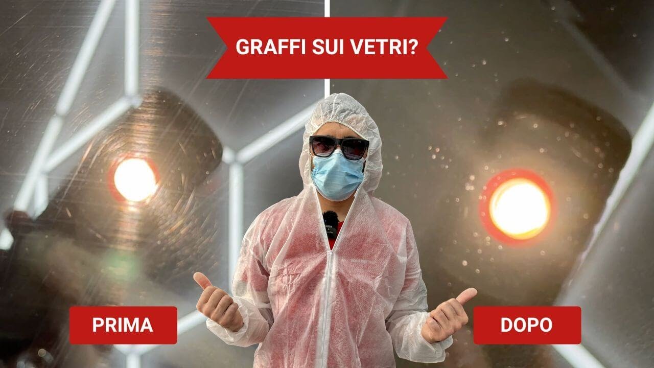 Come Lucidare i Vetri dell'Auto per Eliminare Graffi e Contaminazioni