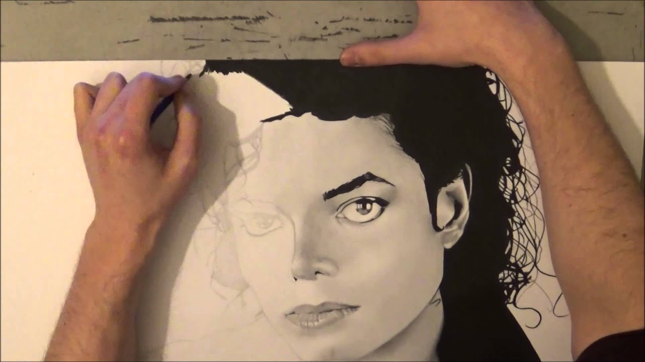 Michael Jackson Speed Drawing by Lee Bourke