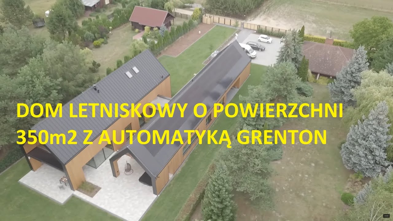 Realizacja instalacji Smart Home GRENTON w domu letniskowym o powierzchni 350m2 nad jeziorem