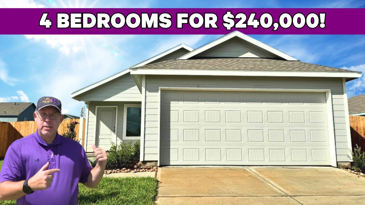 New Caney Tx 4 Bedrooms with 3.99% Fixed Interest Rates for only $240,000!