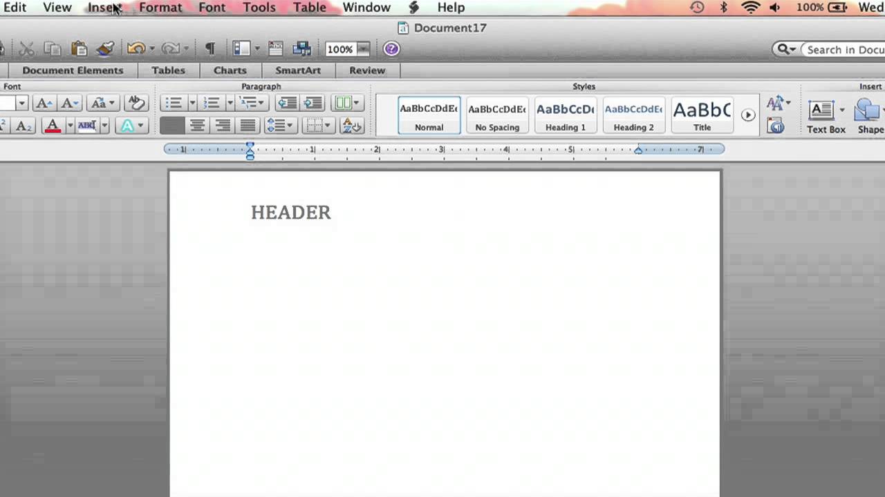 How to Change Section Headers in Microsoft Word 2007 : Microsoft Word Tutorials