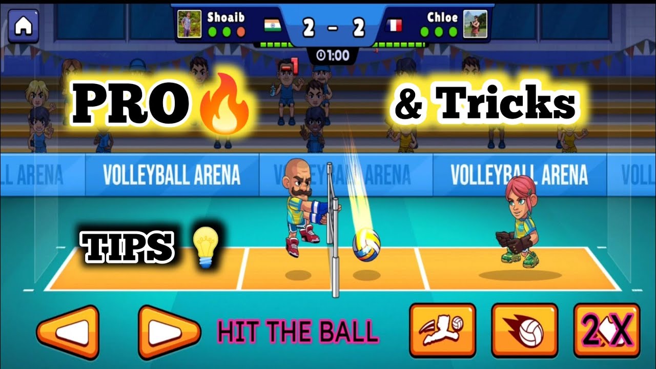 VolleyBall Arena  Tips & Tricks - Be A Pro 🔥🔥