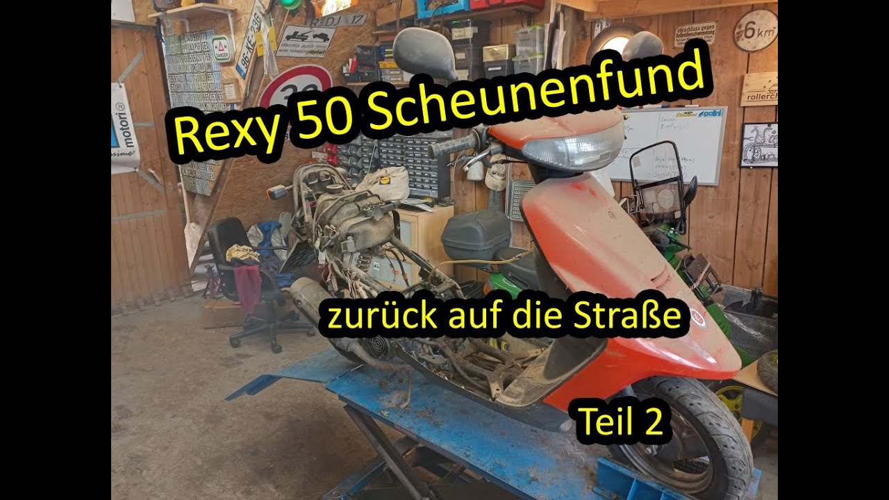 Rexy 50 | Zweitaktrex Scheunenfund | zurück auf die Straße ? | Teil 2