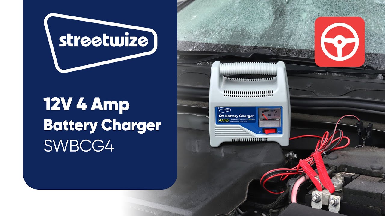 12V 4 Amp Battery Charger  - SWBCG4
