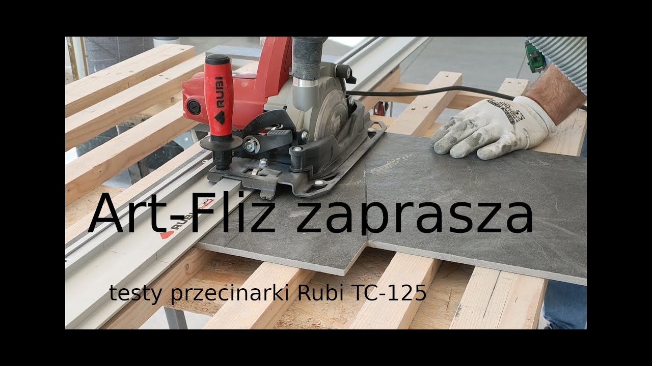 Przecinarka Rubi TC-125  Test zaliczony