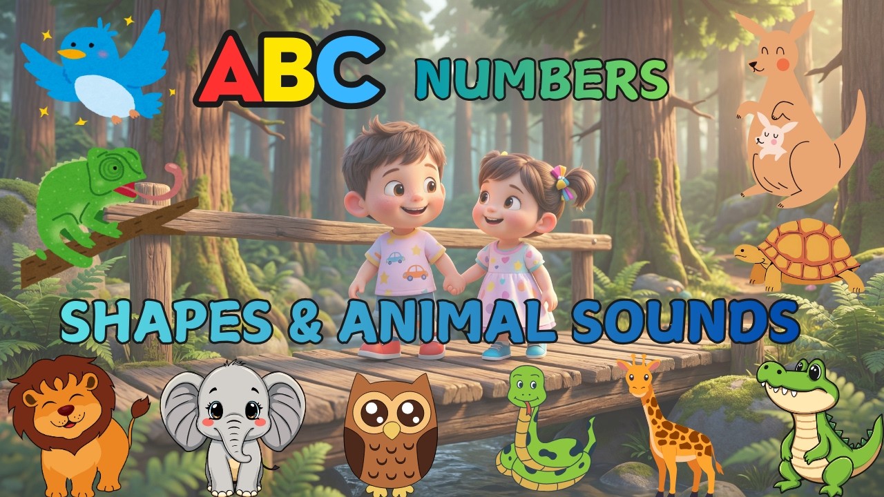 ABC, Numbers, Shapes & Animal Sounds 🐶🔤 | Learning Compilation | Nio Friends
