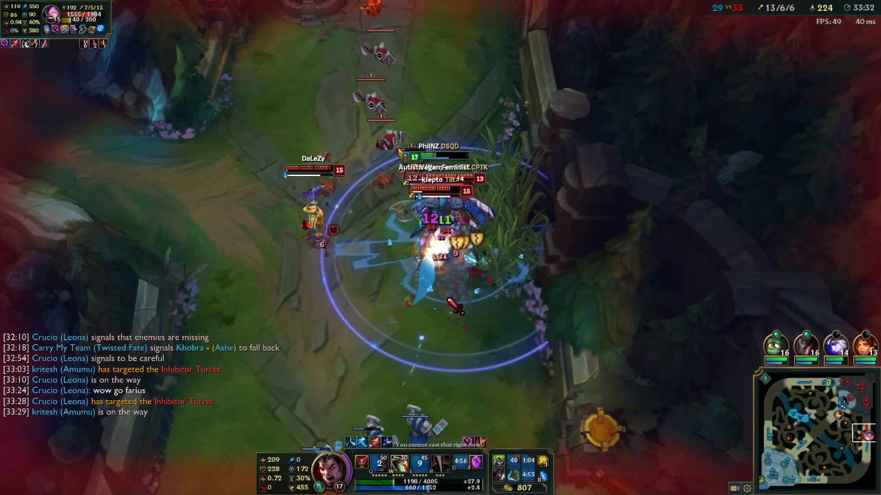 Intense Darius heals (1v4)