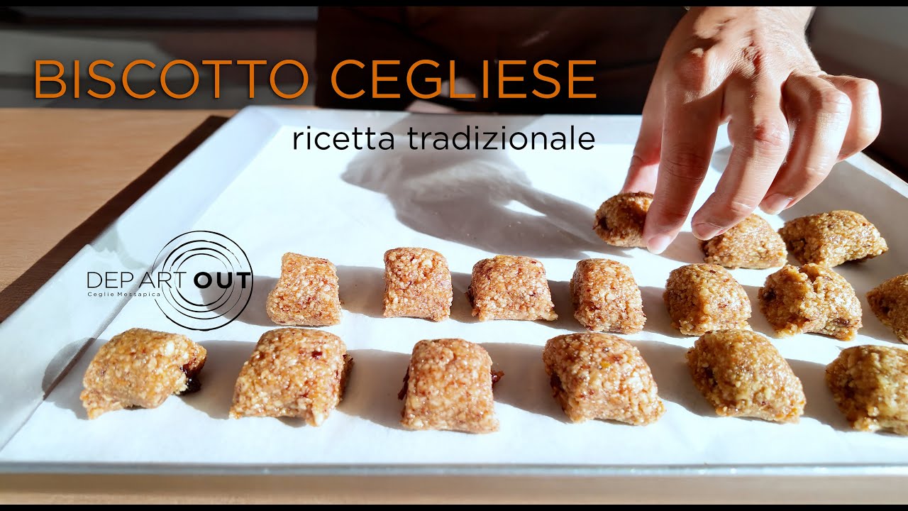 Biscotto cegliese ricetta tipica di Ceglie Messapica realizzata con Martino Convertino