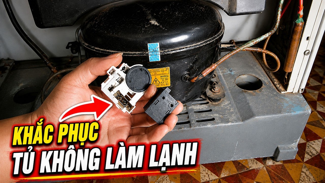 Cách Khắc Phục Tủ Lạnh Không Làm Lạnh Rất Đơn Giản