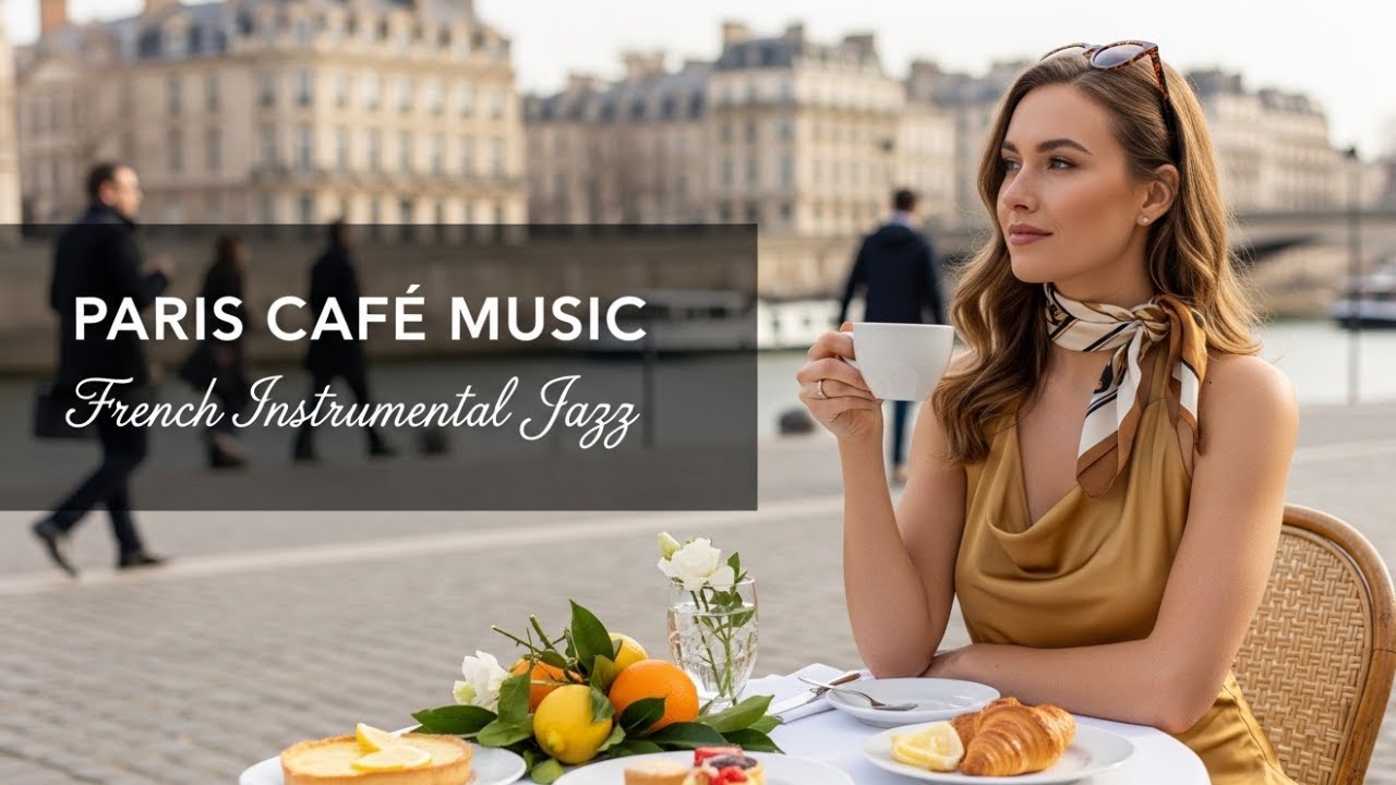 Sunny Paris Balcony 🌿 French Instrumental Jazz | Relaxing Morning Music