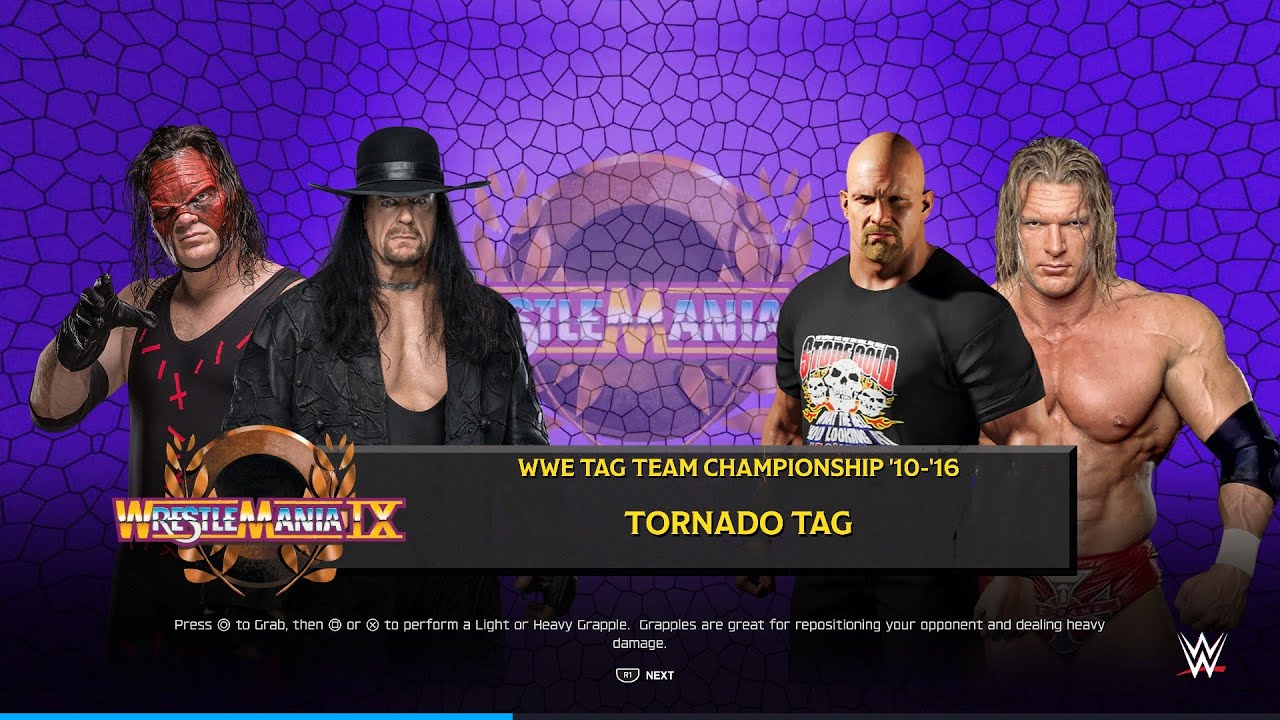 FULL MATCH: Steve Austin & Triple H vs. The Undertaker & Kane  WWE Tag Championship WWE 2K25 