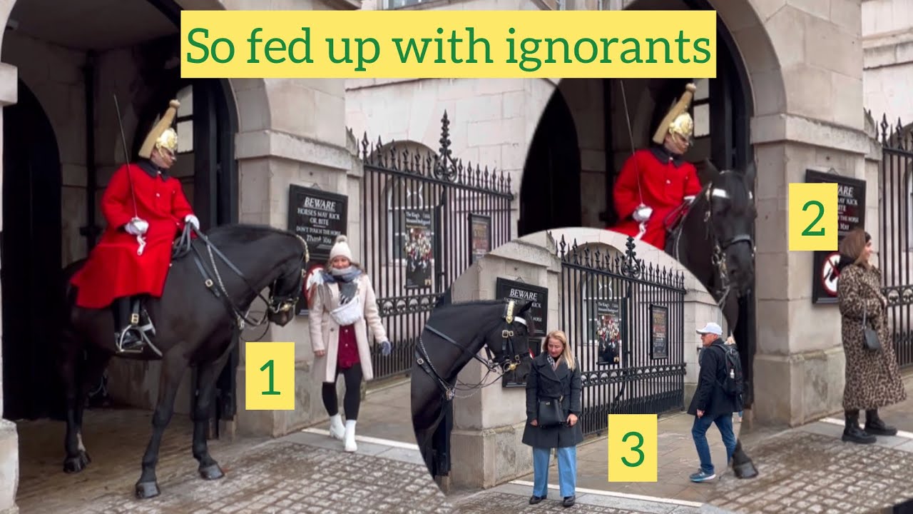 Three women were disrespectful to the guard and one of them was very stubborn.