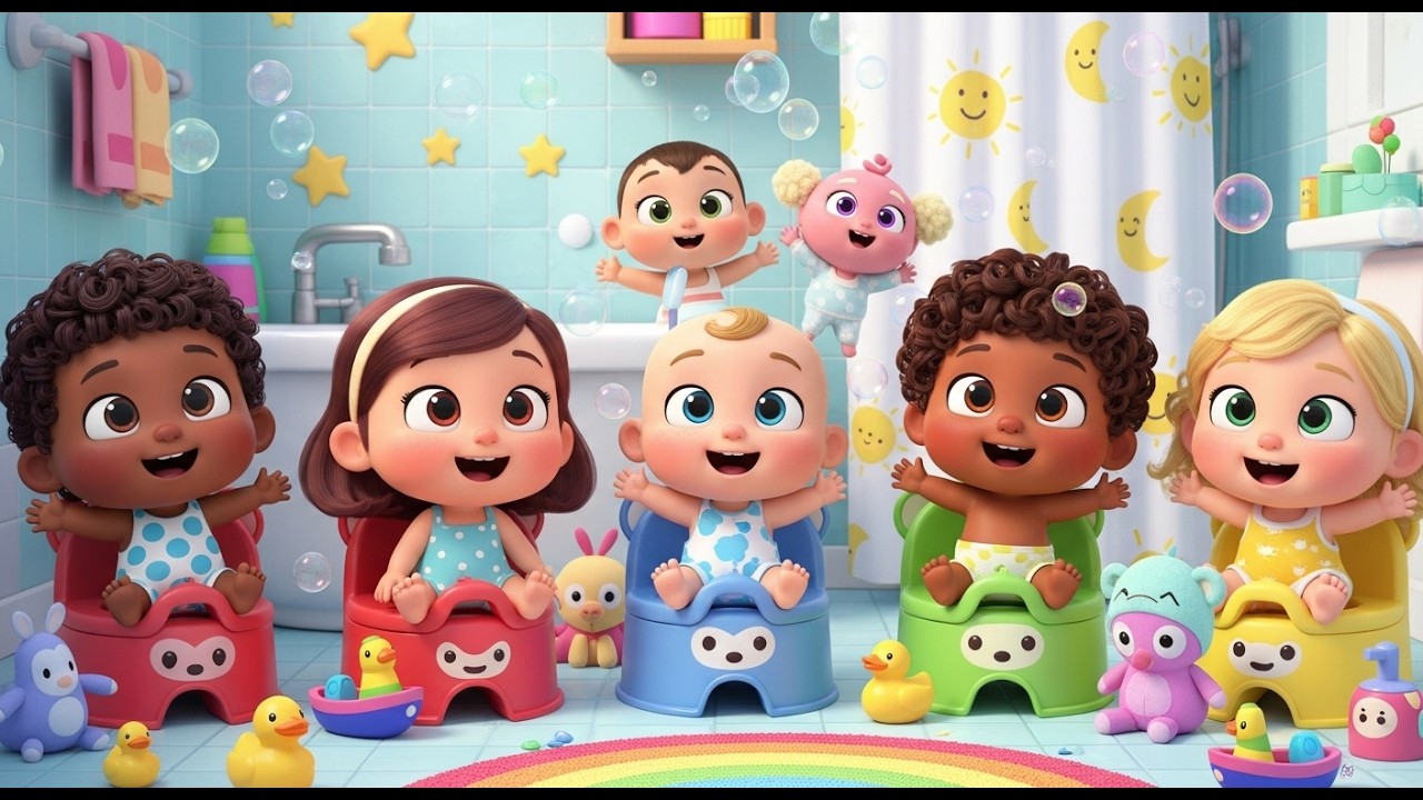🎵 Potty Training Song 🚽 Fun & Educational Nursery Rhyme for Babies, Toddlers & Preschool Kids