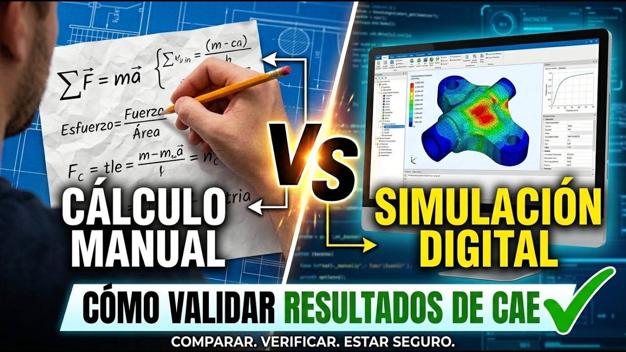Cálculo Manual vs Simulación Digital: Cómo Validar Resultados de CAE