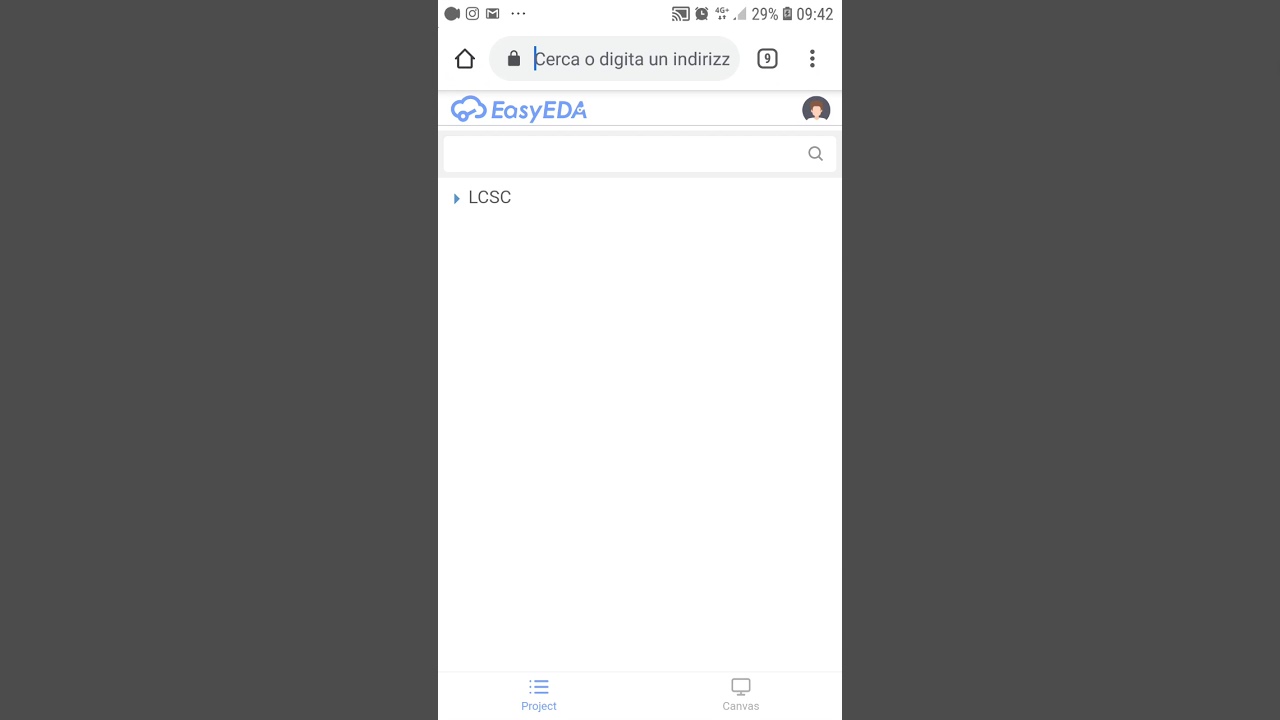 Tutorial EasyEDA  per cellulare