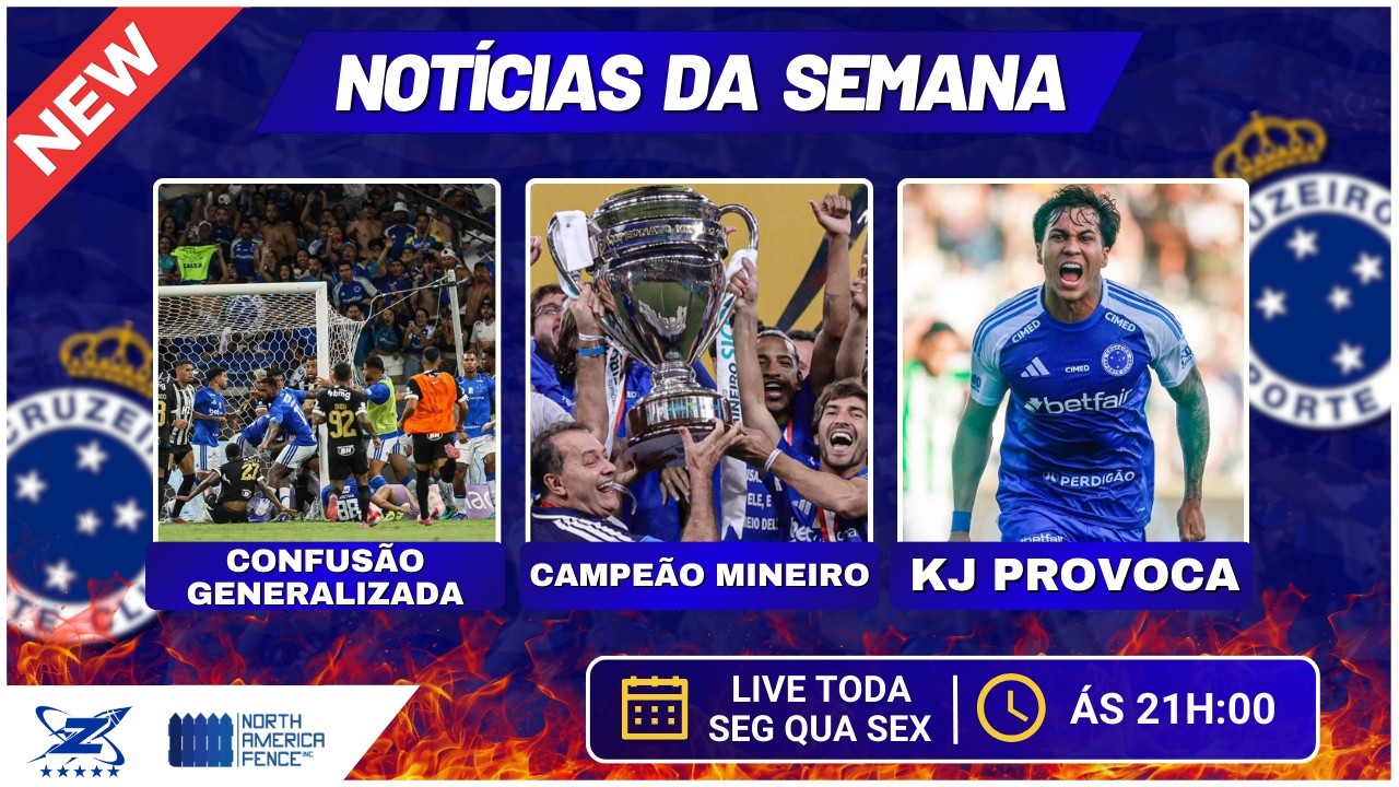 Cruzeiro é Campeão Mineiro 2026 | Confusão no final da partida | KJ provoca e MUITO +