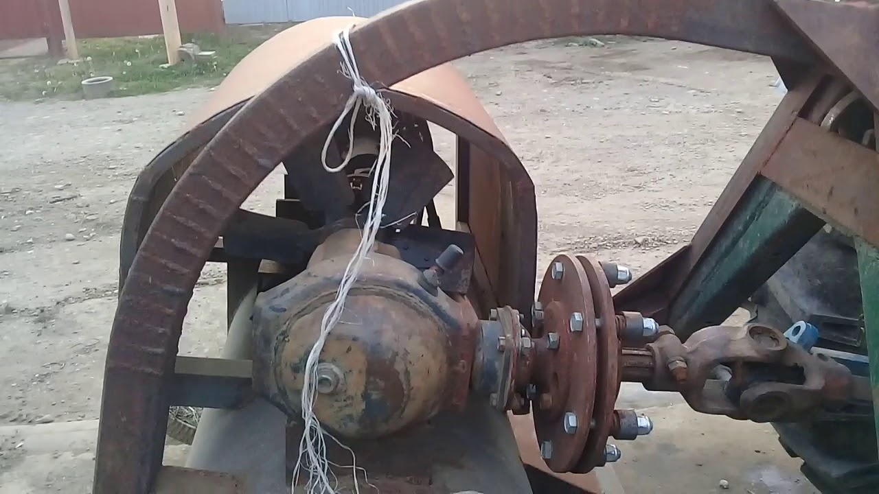 Самодельная мульчерная косилка для т40