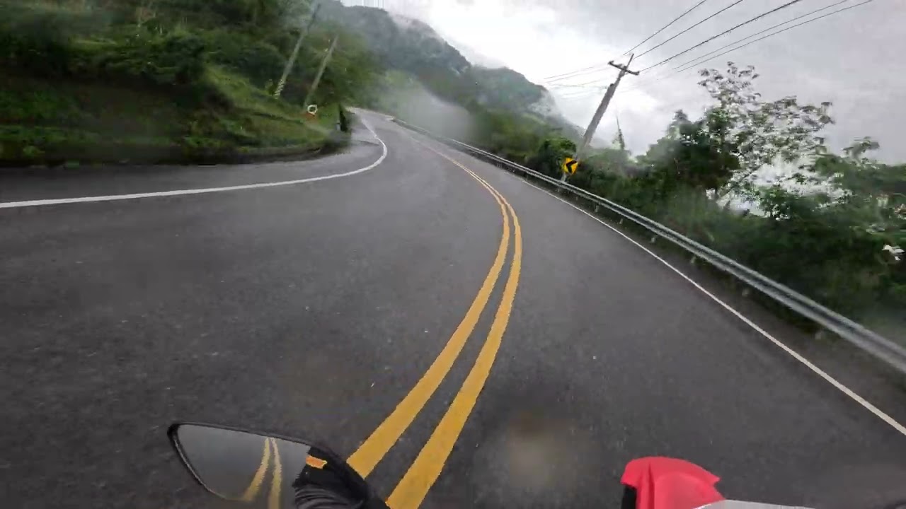 CRF150L exhaust Sound 4K 玉長公路 上 雨 G45