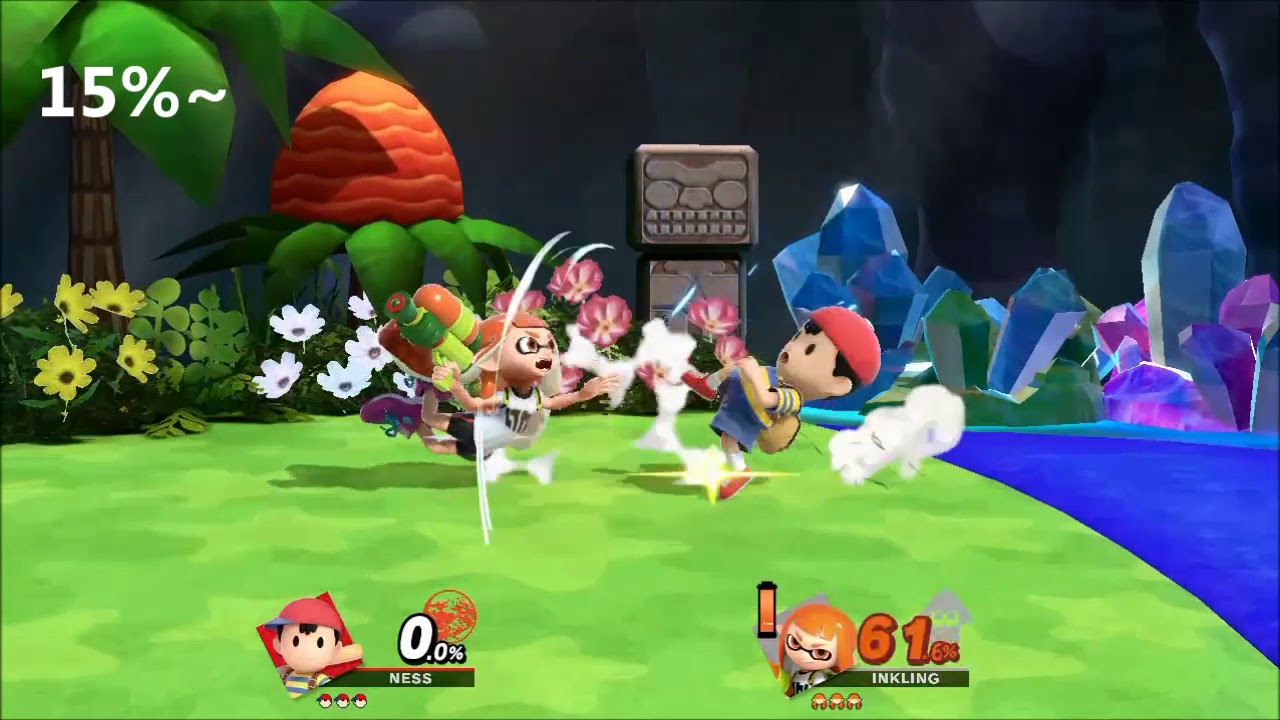 【スマブラＳＰ】ネスのサイマグネット始動ダウン連コンボ