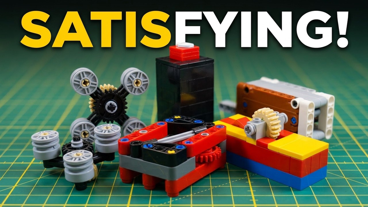 5 łatwych i satysfakcjonujących zabawek LEGO Fidget, kt&oacute;re każdy może zbudować! 🖱️✨