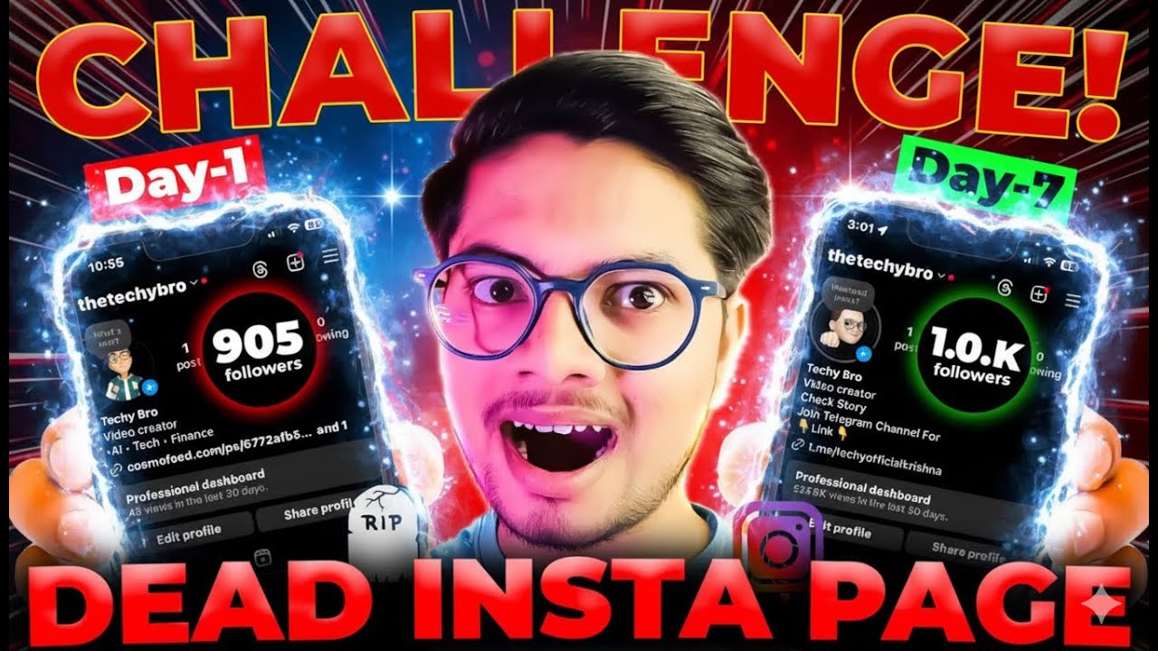 How i Grow My Dead Insta Page in 7 Days 😱
