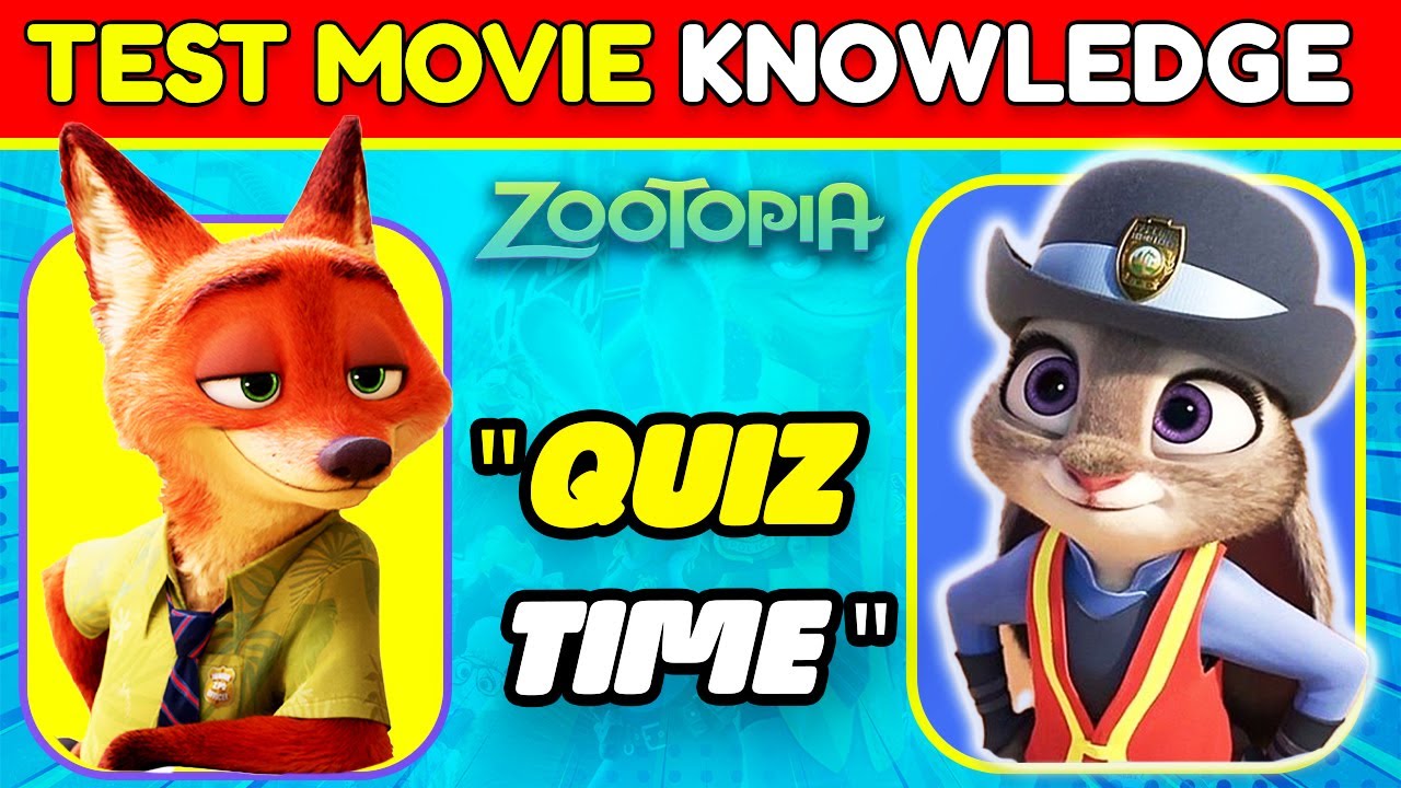 The Ultimate Zootopia Movie Quiz 🦊🎥 | Only True Disney Fans Will Get 100% 🧠 | Disney Trivia Game