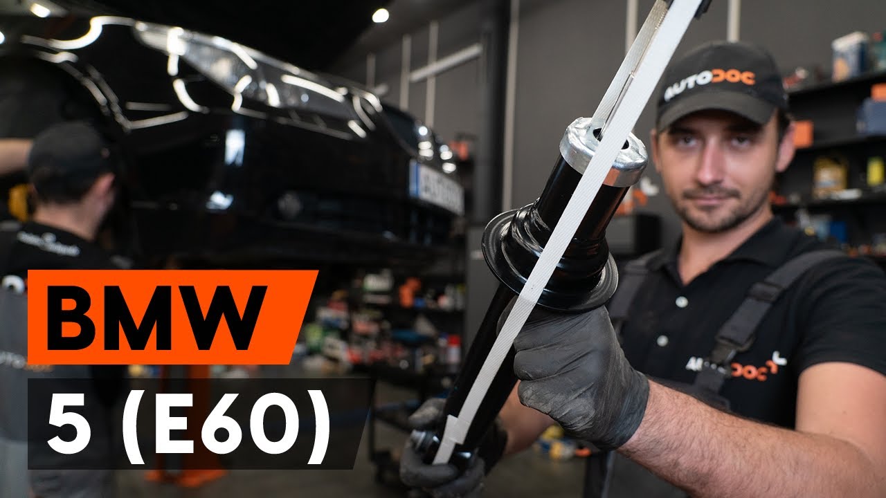 Comment remplacer un amortisseur arrière sur BMW E60 [TUTORIEL AUTODOC]