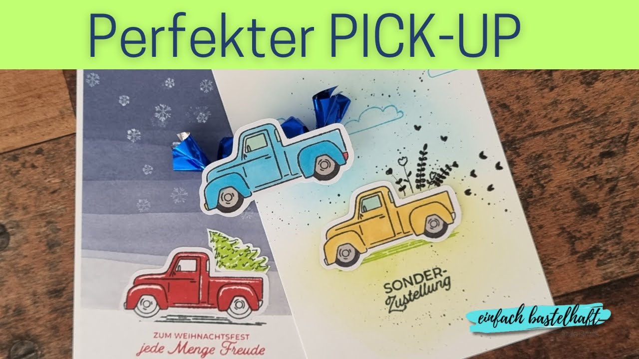 erste Ideen mit dem neuen Produktpaket PERFEKTER PICK-UP von Stampin'Up! und Technik-Tipps| spiegeln