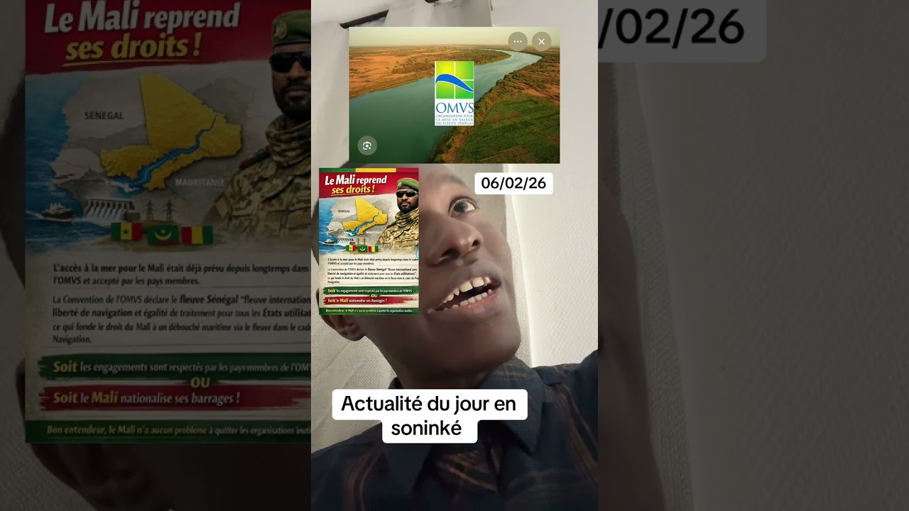 Explication sur le projet du fleuve S&eacute;n&eacute;gal 
