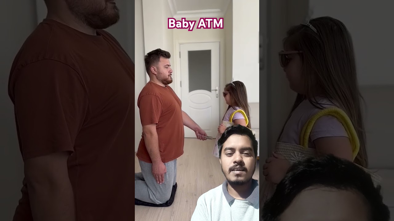 Cute Baby ATM//🏧// #funny #greenscreen #shorts #atm #trending #viralvideo