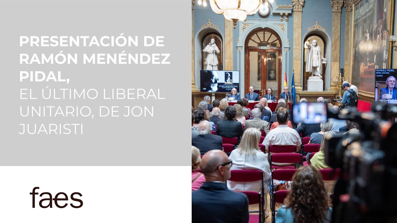 Presentación biografía 'Ramón Menéndez Pidal. El último liberal unitario', de Jon Juaristi