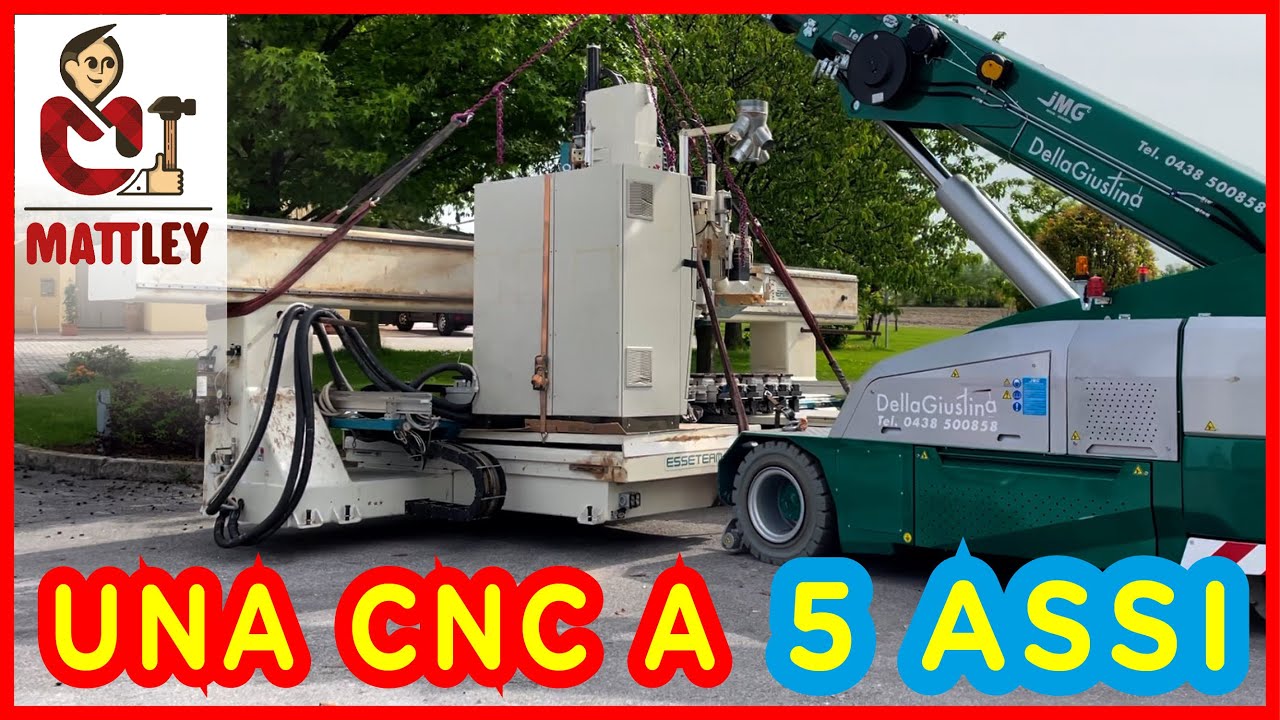 E' arrivata una CNC a 5 assi ENORME !! 😱😱